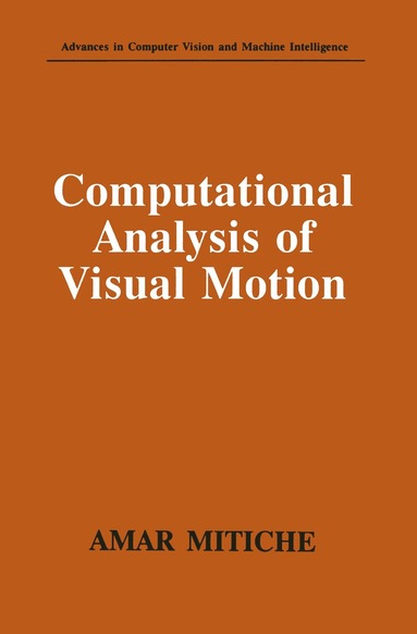 bokomslag Computational Analysis of Visual Motion