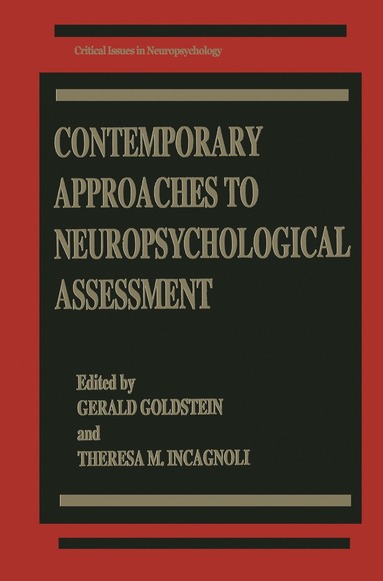 bokomslag Contemporary Approaches to Neuropsychological Assessment