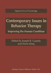 bokomslag Contemporary Issues in Behavior Therapy