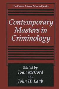 bokomslag Contemporary Masters in Criminology