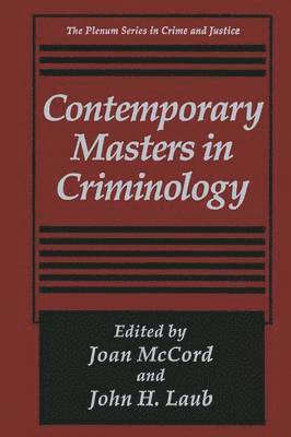 bokomslag Contemporary Masters in Criminology