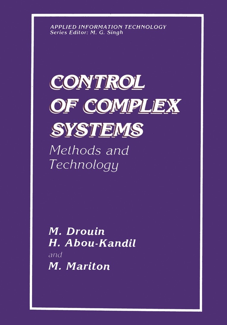 Control of Complex Systems 1