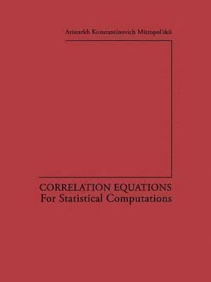 bokomslag Correlation Equations