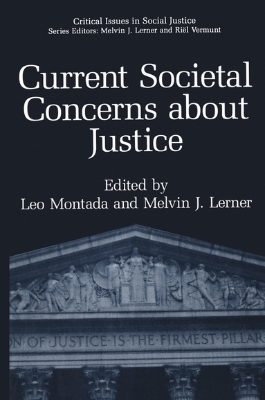 bokomslag Current Societal Concerns about Justice