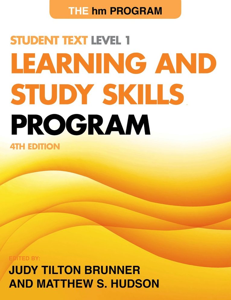Judy Tilton Brunner, Matthew S. Hudson - hm Learning and Study Skills Program, Häftad