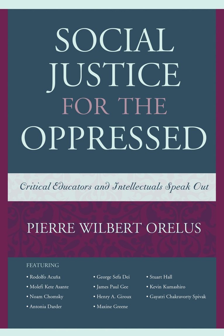 Social Justice for the Oppressed 1