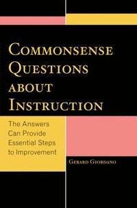 bokomslag Commonsense Questions about Instruction