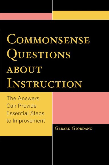 bokomslag Commonsense Questions about Instruction