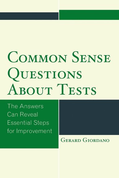 bokomslag Common Sense Questions about Tests