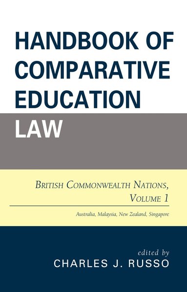 bokomslag Handbook of Comparative Education Law