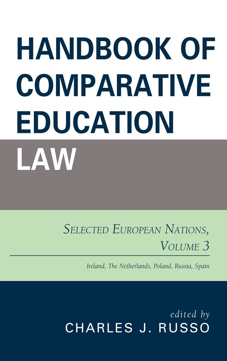 Charles J. Russo - Handbook of Comparative Education Law, Inbunden