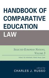 bokomslag Handbook of Comparative Education Law