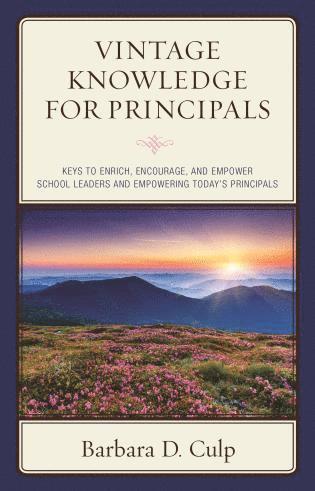 bokomslag Vintage Knowledge for Principals