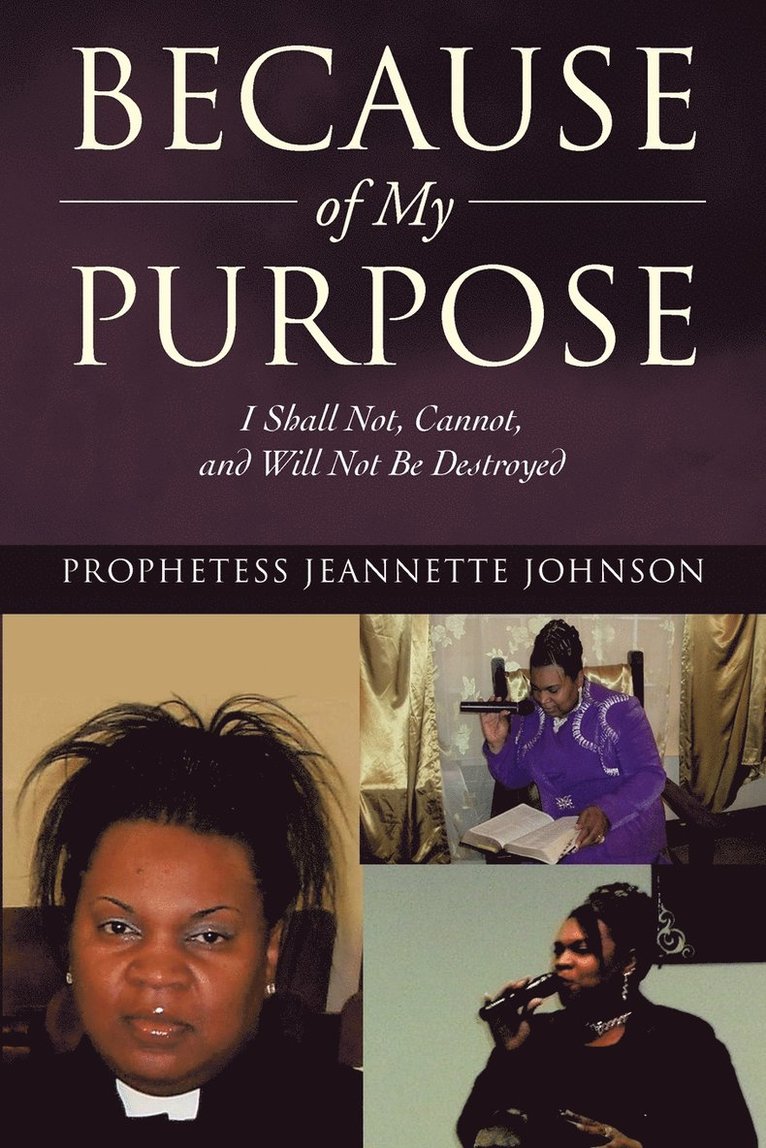 Prophetess Jeannette Johnson - Because of My Purpose, Häftad