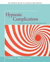 bokomslag Hypnosis Complications