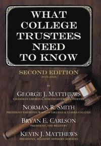 bokomslag What College Trustees Need to Know