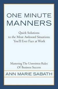 bokomslag One Minute Manners