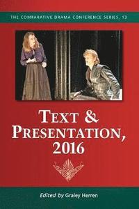 bokomslag Text & Presentation, 2016