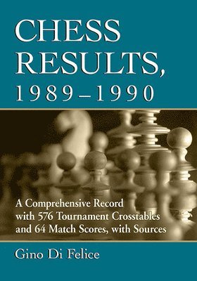 Gino Di Felice - Chess Results, 1989-1990, Häftad