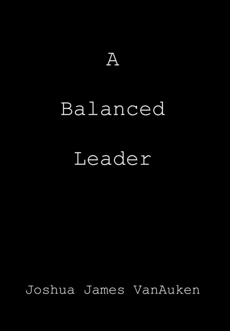 A Balanced Leader 1