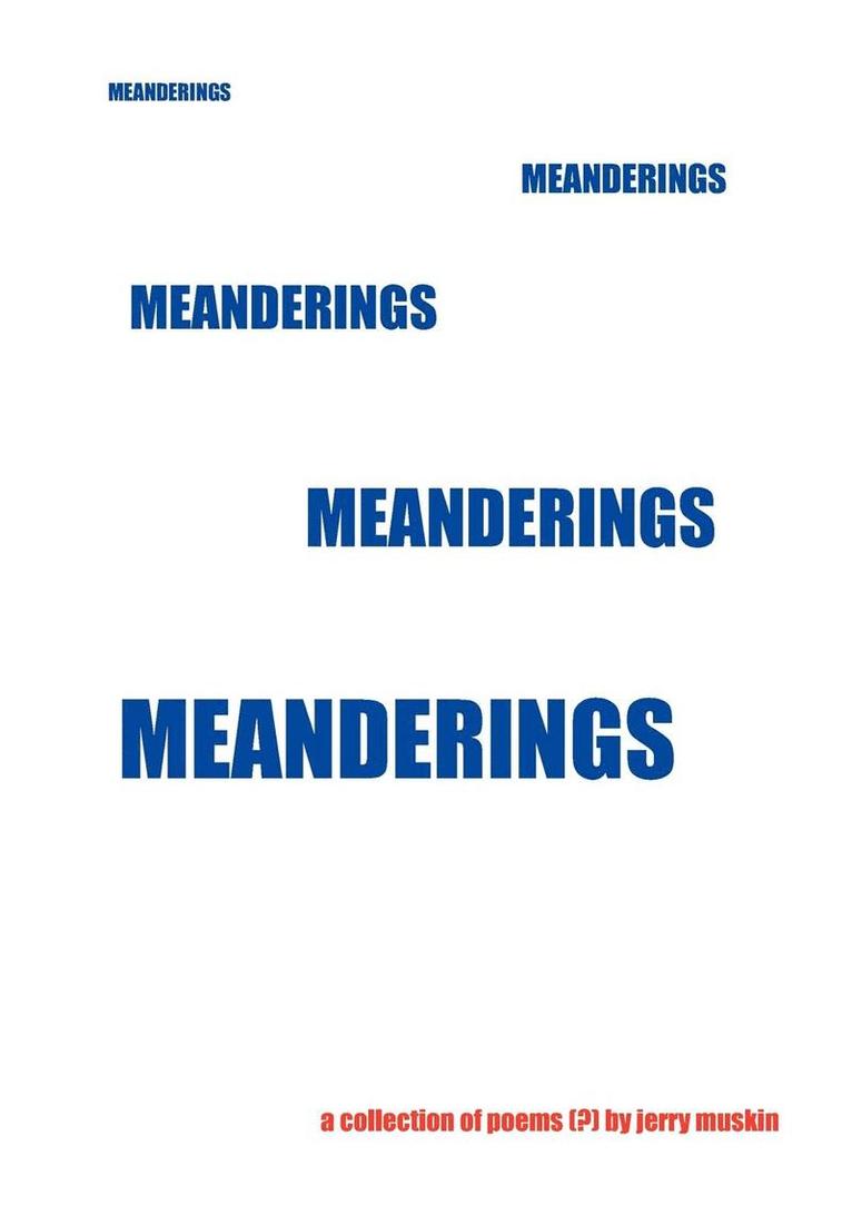 Meanderings 1