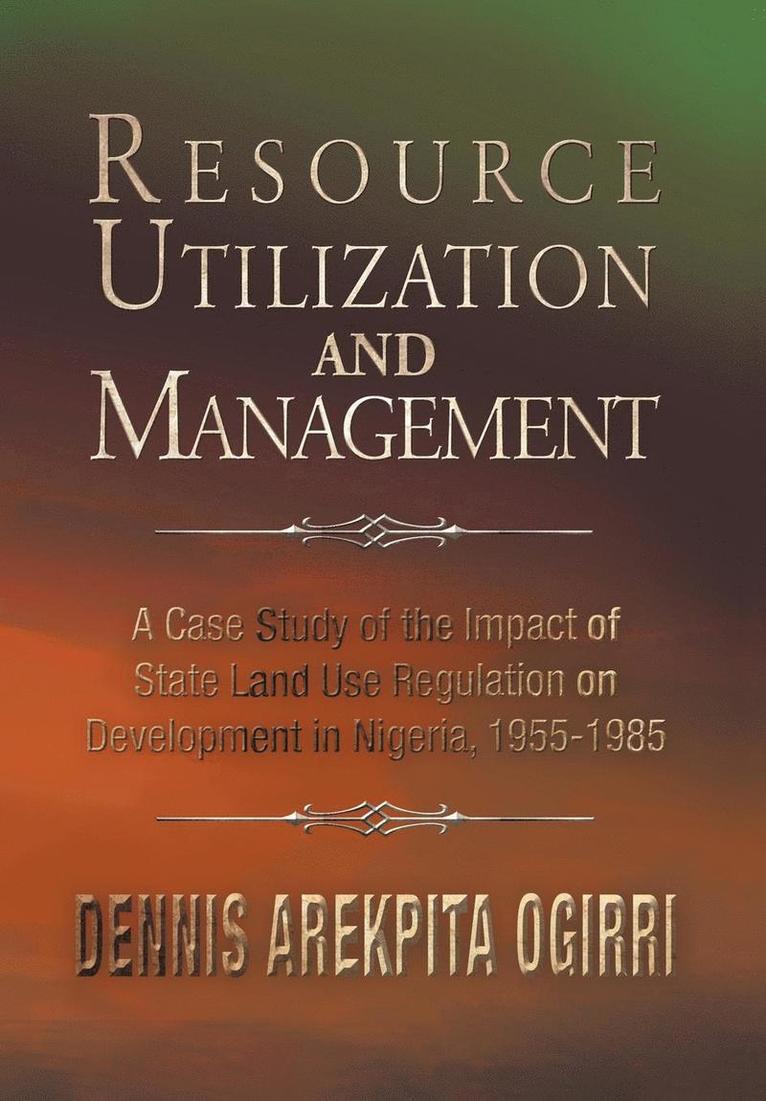 Resource Utilization and Management 1