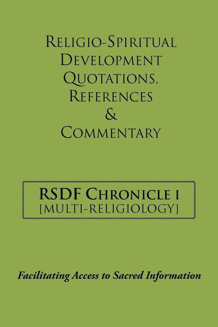 Rsdf Chronicle I 1