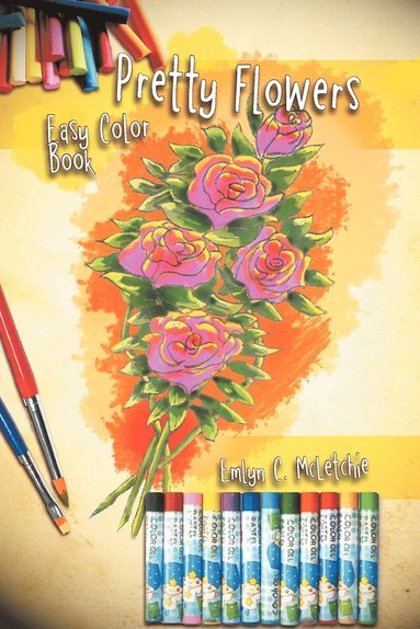 bokomslag Pretty Flowers Easy Color Book