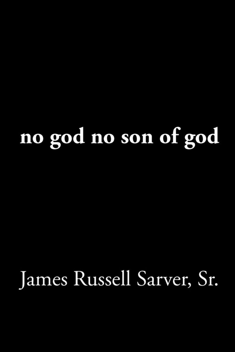 no god no son of god 1
