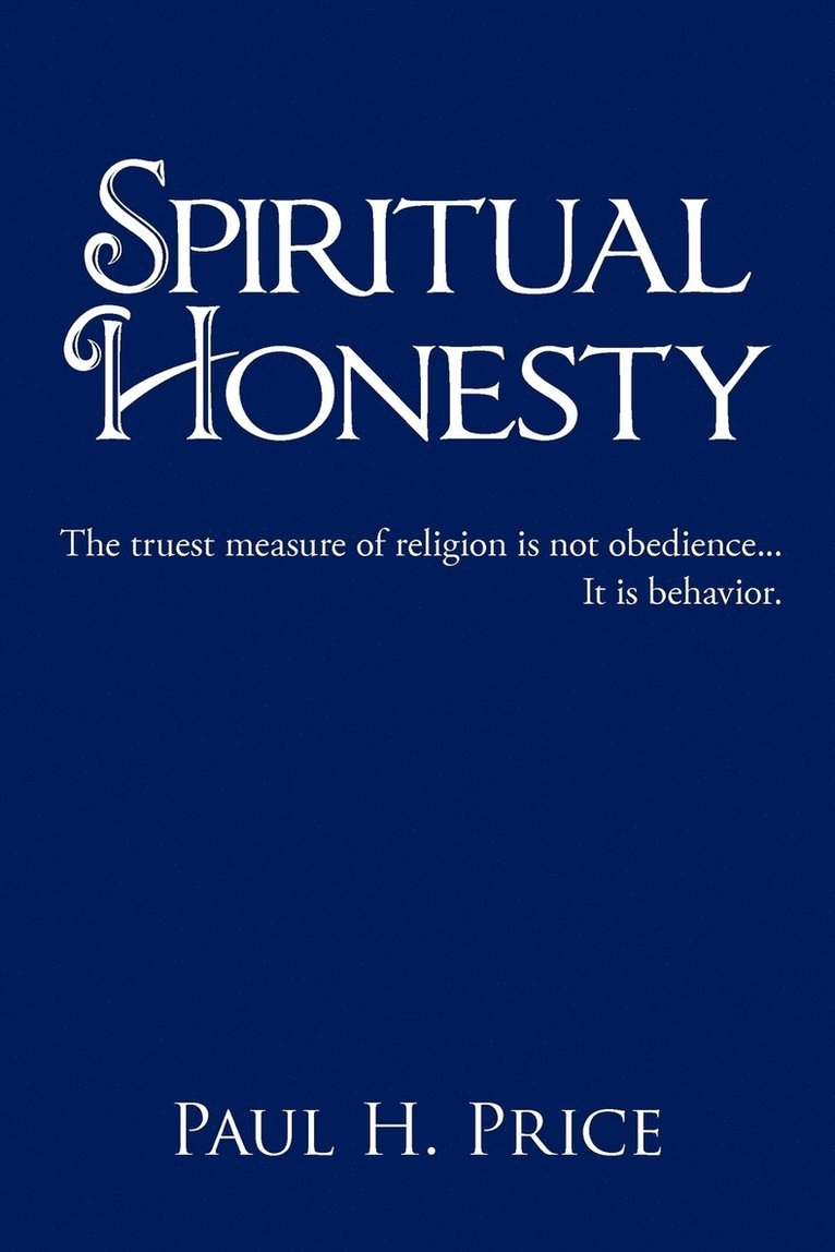 Spiritual Honesty 1