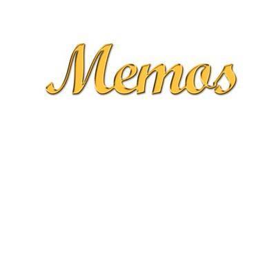 Memos 1