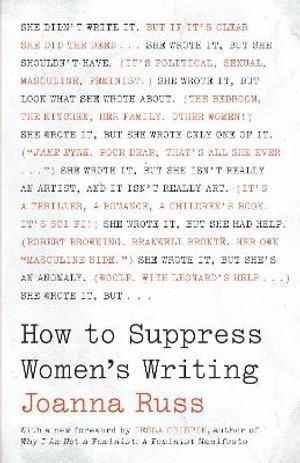 How to Suppress Women's Writing 1