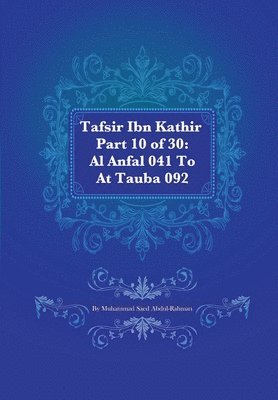 bokomslag Tafsir Ibn Kathir Part 10 of 30