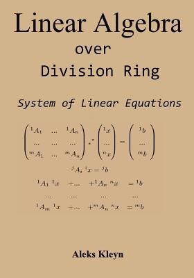 Linear Algebra over Division Ring 1
