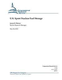 bokomslag U.S. Spent Nuclear Fuel Storage