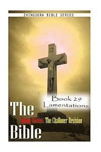 bokomslag The Bible Douay-Rheims, the Challoner Revision- Book 29 Lamentations