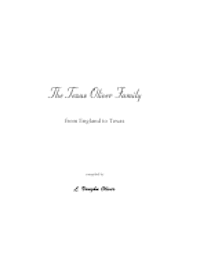 The Texas Oliver Family 1