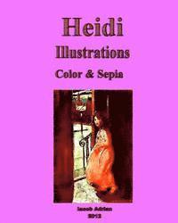bokomslag Heidi Illustrations Color & Sepia