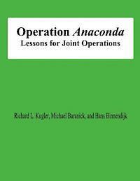 bokomslag Operation Anaconda: Lessons for Joint Operations