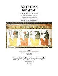 Jean Francois Champollion - Egyptian Grammar, Or General Principles Of Egyptian Sacred Writing: The foundation of Egyptology, Häftad