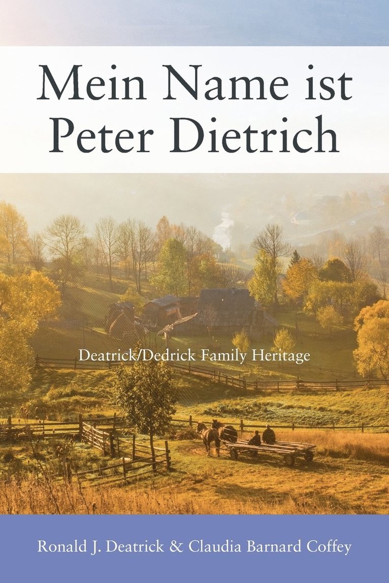 Mein Name ist Peter Dietrich 1