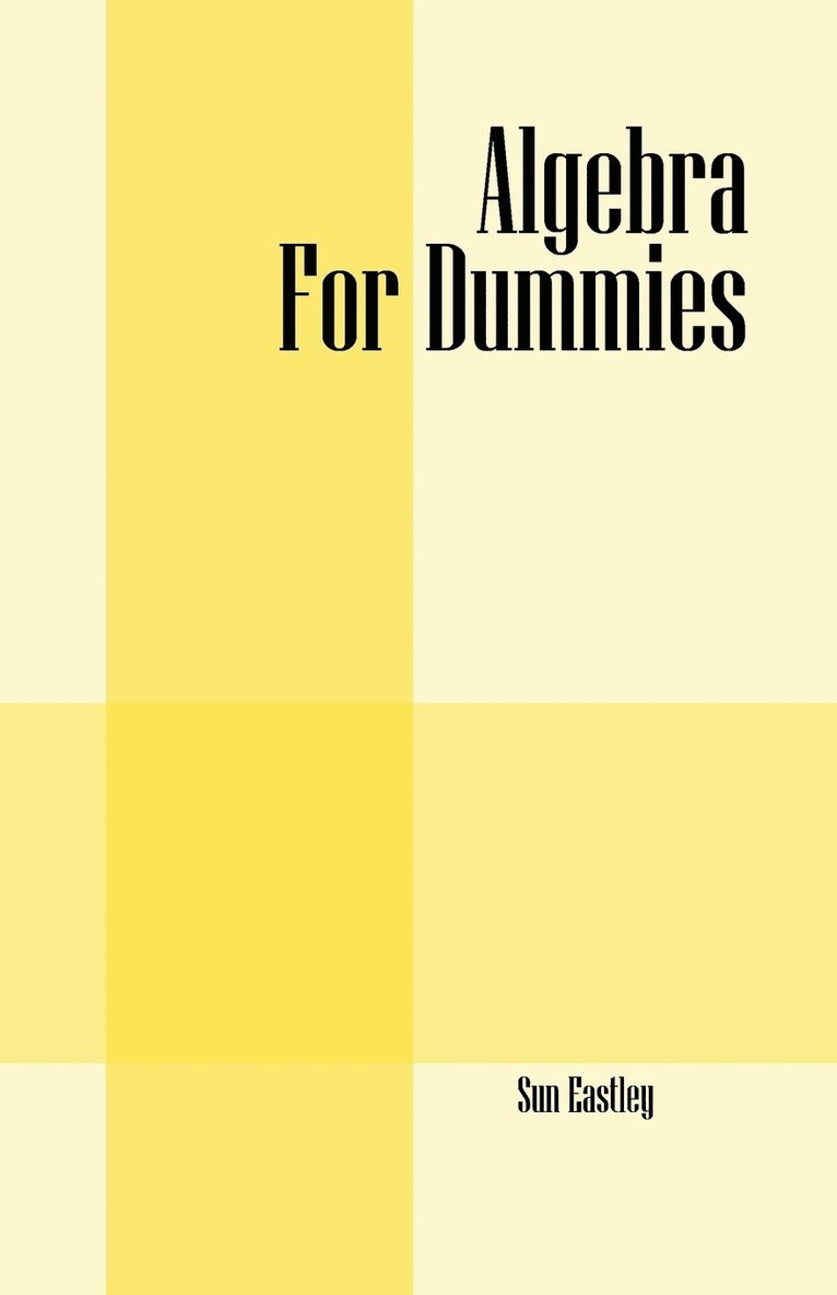 Algebra For Dummies 1