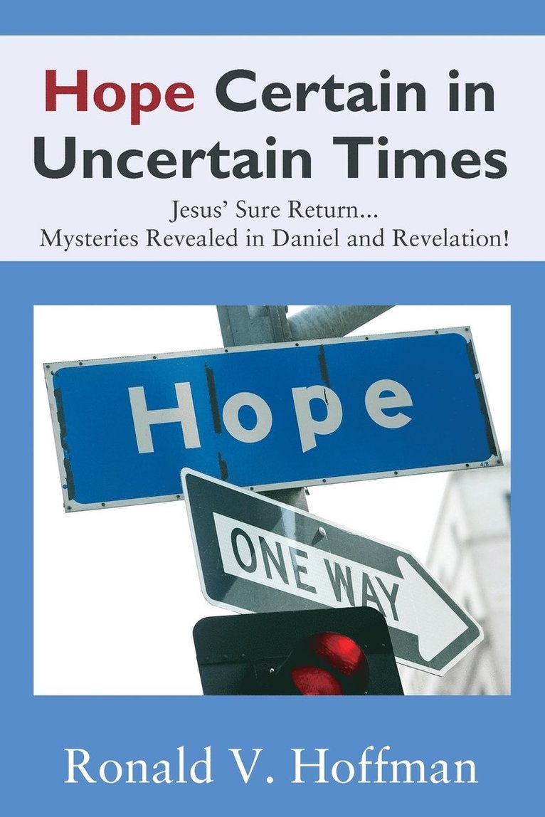 Ronald V Hoffman, Ronald V. Hoffman - Hope Certain in Uncertain Times, Häftad