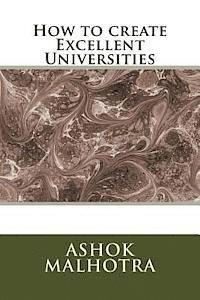 How to create Excellent Universities