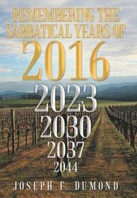 bokomslag Remembering the Sabbatical Years of 2016