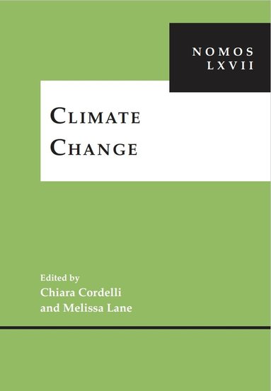Chiara Cordelli, Melissa Lane - Climate Change, Inbunden