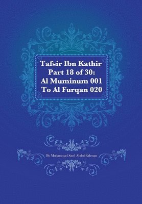 bokomslag Tafsir Ibn Kathir Part 18 of 30