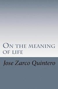 bokomslag On the meaning of life