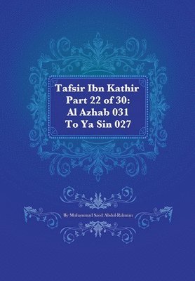 bokomslag Tafsir Ibn Kathir Part 22 of 30