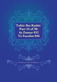 bokomslag Tafsir Ibn Kathir Part 24 of 30